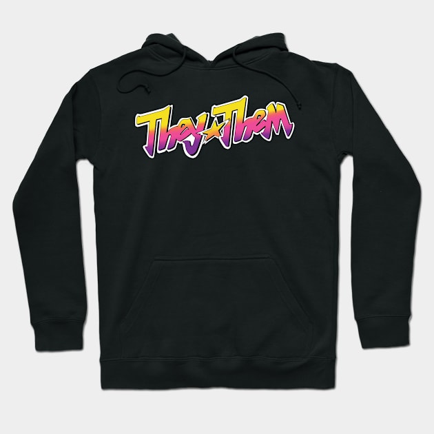 Jem and the Pronouns (They/Them) Hoodie by Carrion Beast